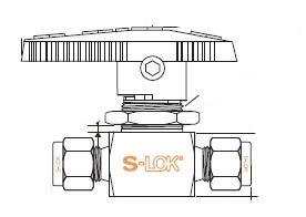 2-Way - 1 - Stainless Steel - 6000psi - Part #: SBV3H-S-16T-PC-S6