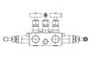 Manifold Valve - 1/2 - Stainless Steel - 6000psi - Part #: SM5V1-F-8N-S6