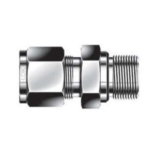 O-Seal Straight Thread Connector - 5/16 - Stainless Steel, Part #: SCOSO-5-5U-S6