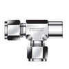 Female Run Tee - 1/2 - 1/2 - Stainless Steel - Part #: STRFO-8-8N-S6 (STRFO-8-8N-S6, 888MBZSS, ISSU8FRT8)