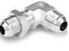 Bulkhead Union Elbow - 9/16-18 Male JIC - Part #: JBL-6T-S6