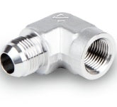 Female Elbow - 7/16-20 Male JIC - 1/4 in. Female NPT - Part #: JLF-4T-02N-S6