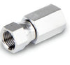 Swivel Female Connector - 1/2-20 Female JIC Swivel - 1/8 in. Female NPT - Part #: JSCF-5T-01N-S6