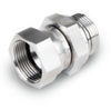 Swivel Male Connector - 1/2-20 Female JIC Swivel - 1/8 in. Male SAE/MS Straight with O-Ring - Part #: JSMCS-5T-05U-S6