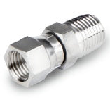 Swivel Male Connector - 1-1/16-12 Female JIC Swivel - 3/4 in. Male NPT - Part #: JSMC-12T-06N-S6