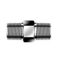 Hex Nipple - 1/8 - Stainless Steel - Part #: P-SHN-2N-S6