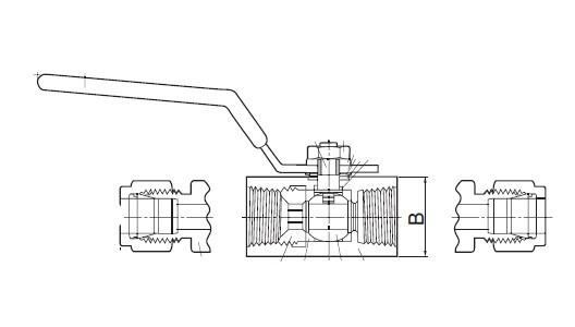 2-Way (Shut-Off Valve) - 3/4 - Stainless Steel - 1000psi - Part