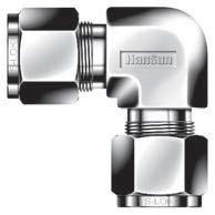 Tube Union Elbow - 1/2 - Stainless Steel - Part #: SLO-8-S6 (SLO-8-S6, DLZ8S, 88EBZSS, ISSU8UE)