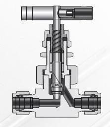 Union Bonnet Needle Valve - 1/4 - Stainless Steel - 6000psi - Part # - SUNV1-F-4N-S6