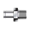 Male Adapter - 3/16 - 1/8 - Stainless Steel - Part #: SAM-3-2N-S6 (SAM-3-2N-S6, DHA32SS, DAM32NS, 3AM2316, 739HLMSS3/16X1/8, 3DATPM2S316, 3MA2N316, ISSD3MA2, SMA32N316, SS3TA12)