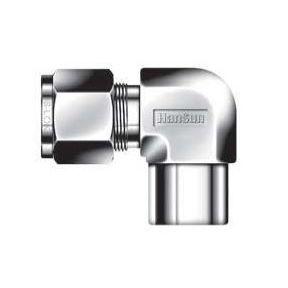Female Elbow - 1/2 - 1/4 - Stainless Steel - Part #: SLFO-8-4N-S6 (SLFO-8-4N-S6, 84DBZSS, ISSU8FE4)