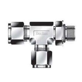 Positionable SAE Male Run Tee - 3/4 - Stainless Steel, Part #: STRSO-12-12U-S6
