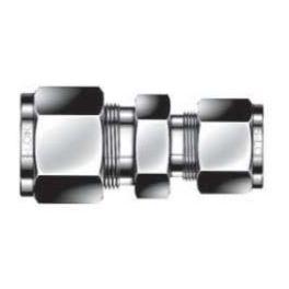 Reducing Tube Union - 3/8 - 1/4 - Brass - Part #: SURO-6-4-BS (SURO-6-4-BS, DURZ64B, 64HBZB, IBU6RU4)